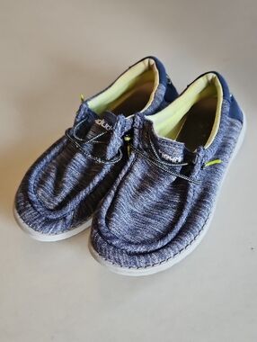 Hey Dude Wally Youth Stretch Navy